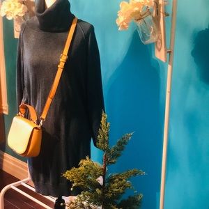 A blue dress for winter and autumn